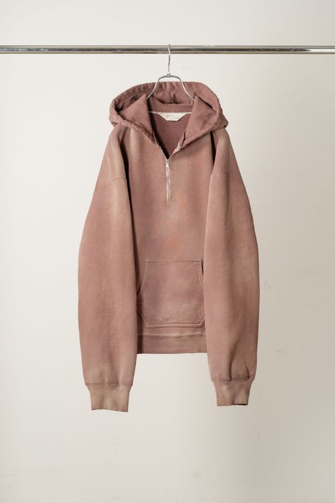 FLEECE-LINED SWEAT HOODIE | MARRON | フーディー