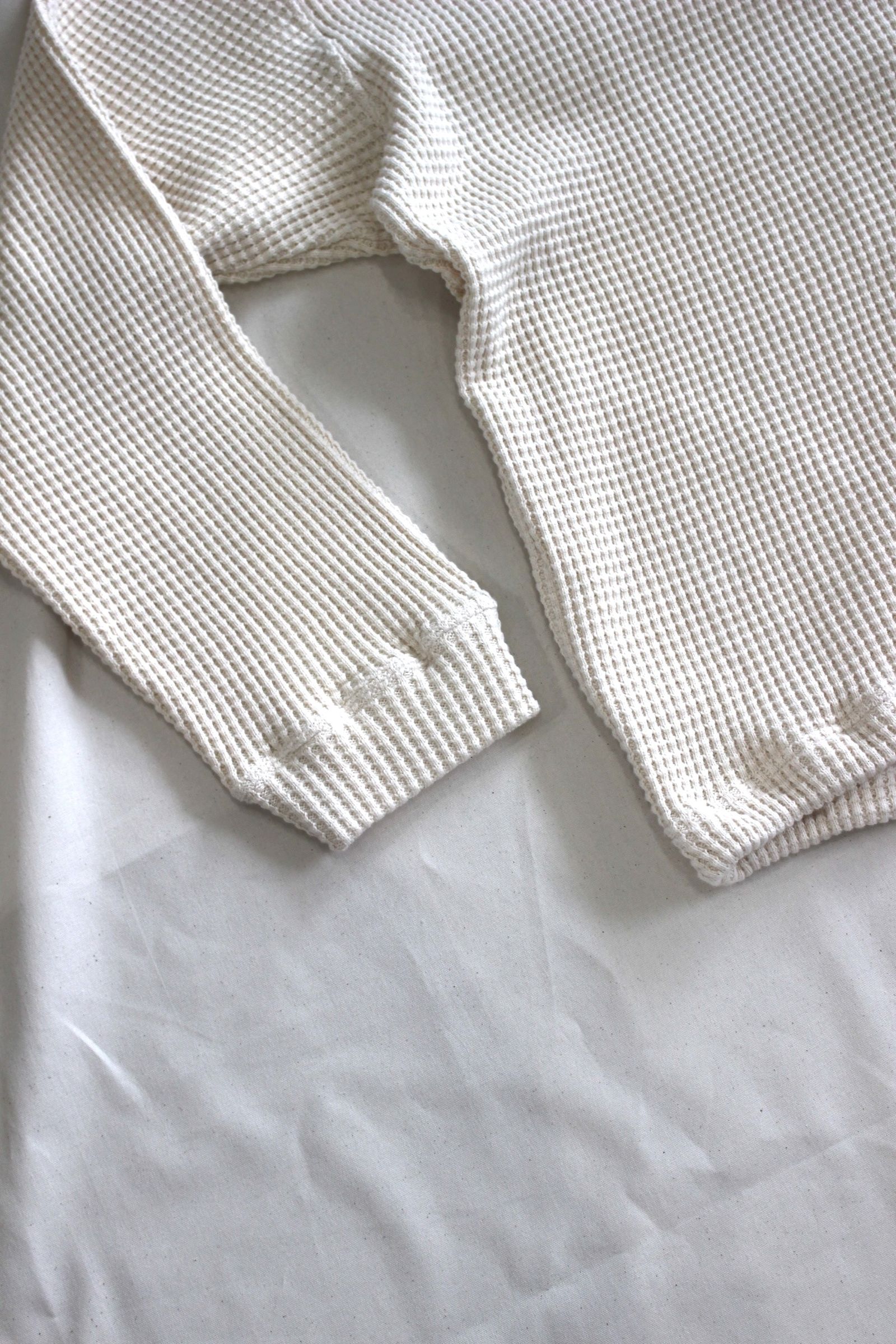ALBERT MOC SWEATER | ECRU | ワッフルカットソー