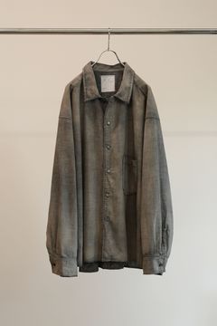 AGING CHAMBRAY SHIRT | BLACK | シャンブレーシャツ
