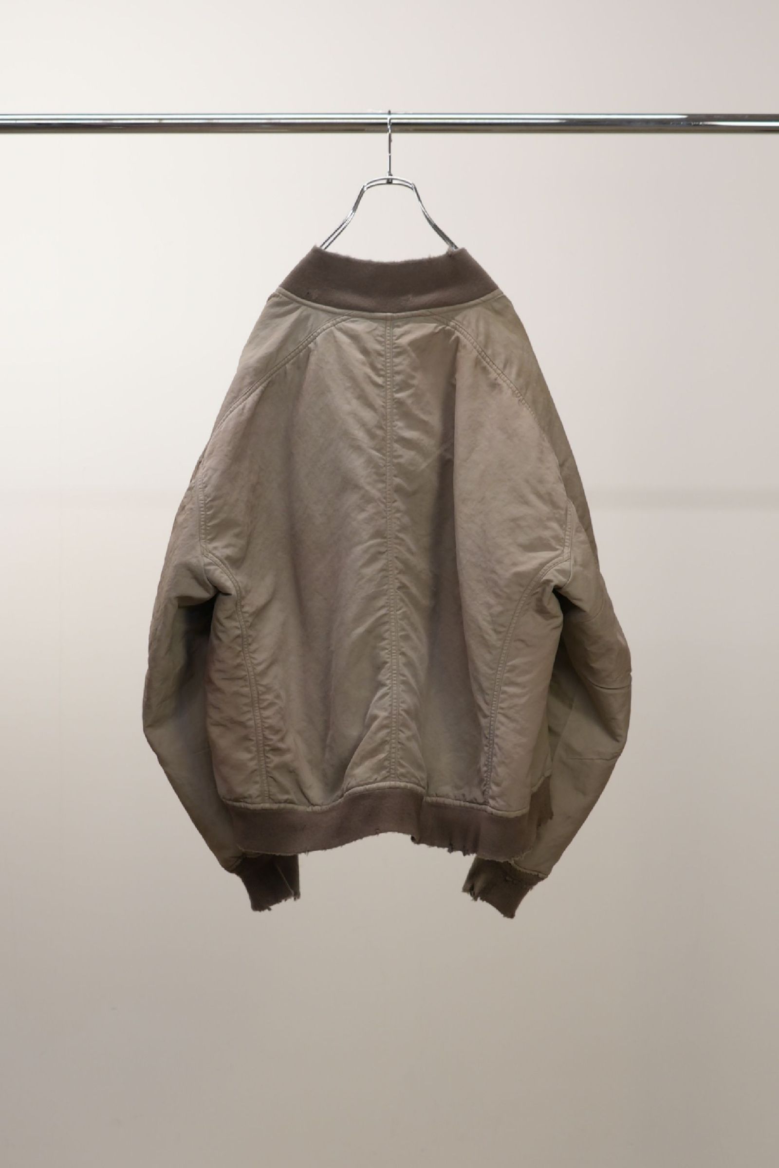 FADED BOMBER JACKET | SAND | ボンバージャケット