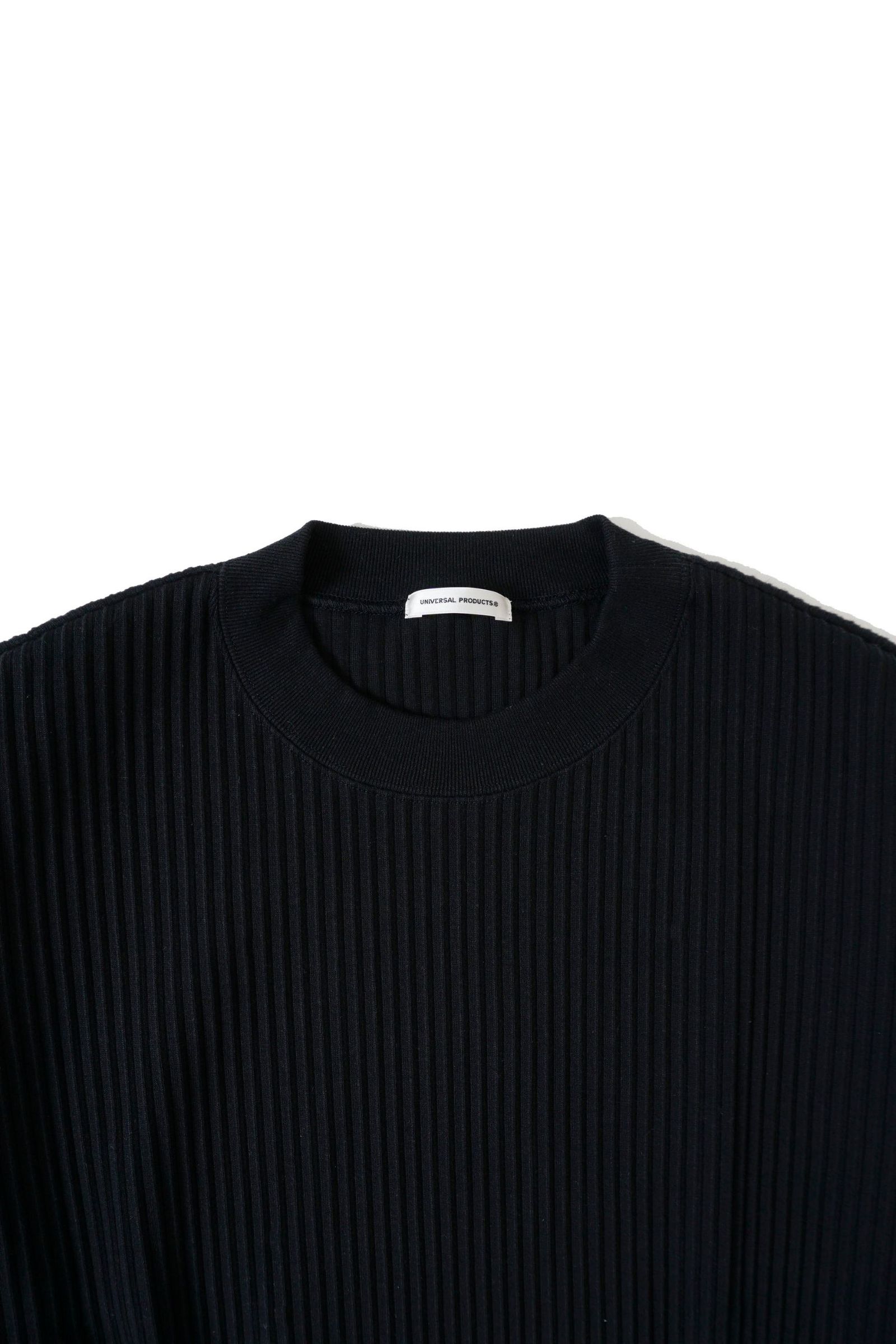 ACCORDION RIB CREW NECK/リブスウェット