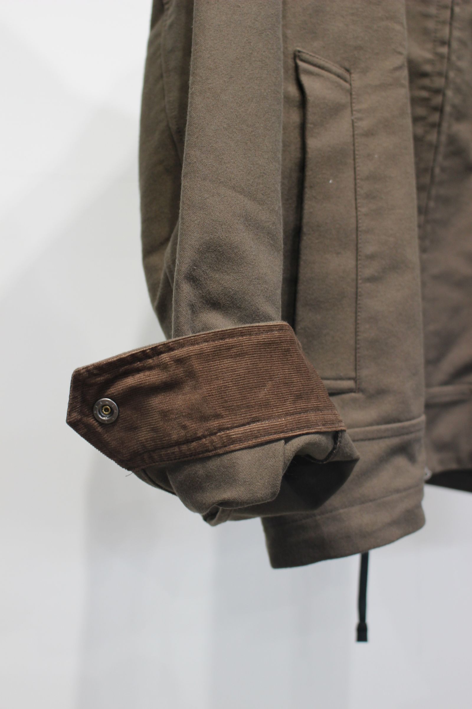 JENS SHORT BLOUSON "moleskin" | KHAKI | ブルゾン