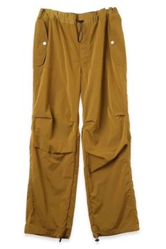 [ラスト1点] NYLON PARACHUTE PANTS | YELLOW | ナイロンパンツ