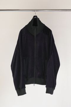 VELOUR SWITCHING JACKET | NAVY | ジャケット