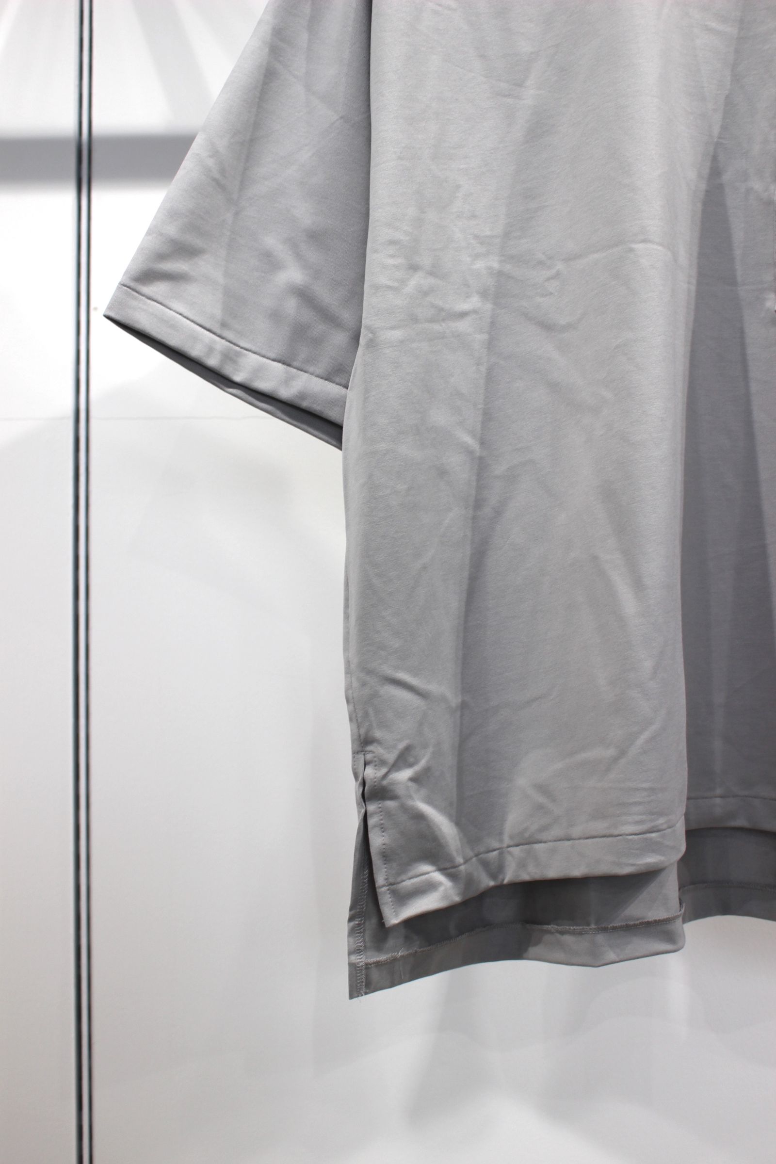 LONG STAPLE AUSTRALIAN COTTON HYPER BIG T-SHIRT/B.GRAY