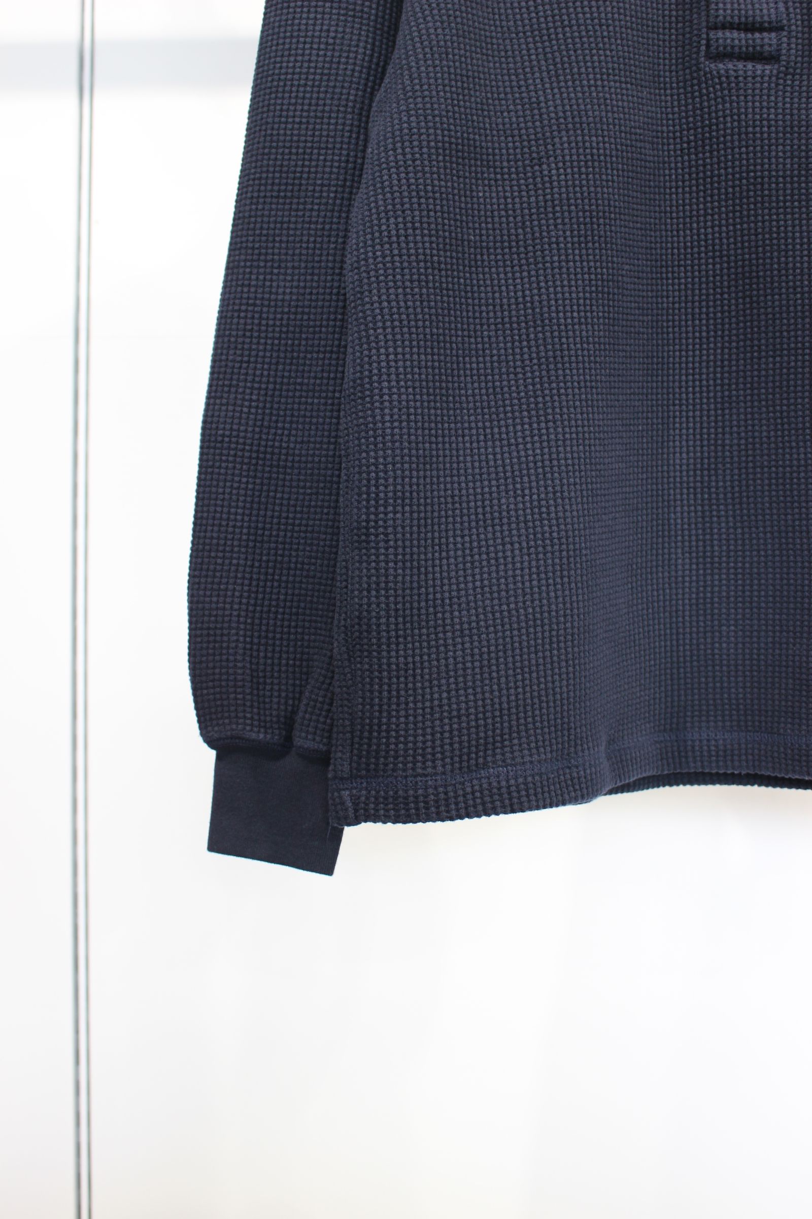 HENRY NECK L/S T-SHIRTS | NAVY | カットソー