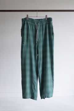 RAYON EASY SLACKS/GREEN