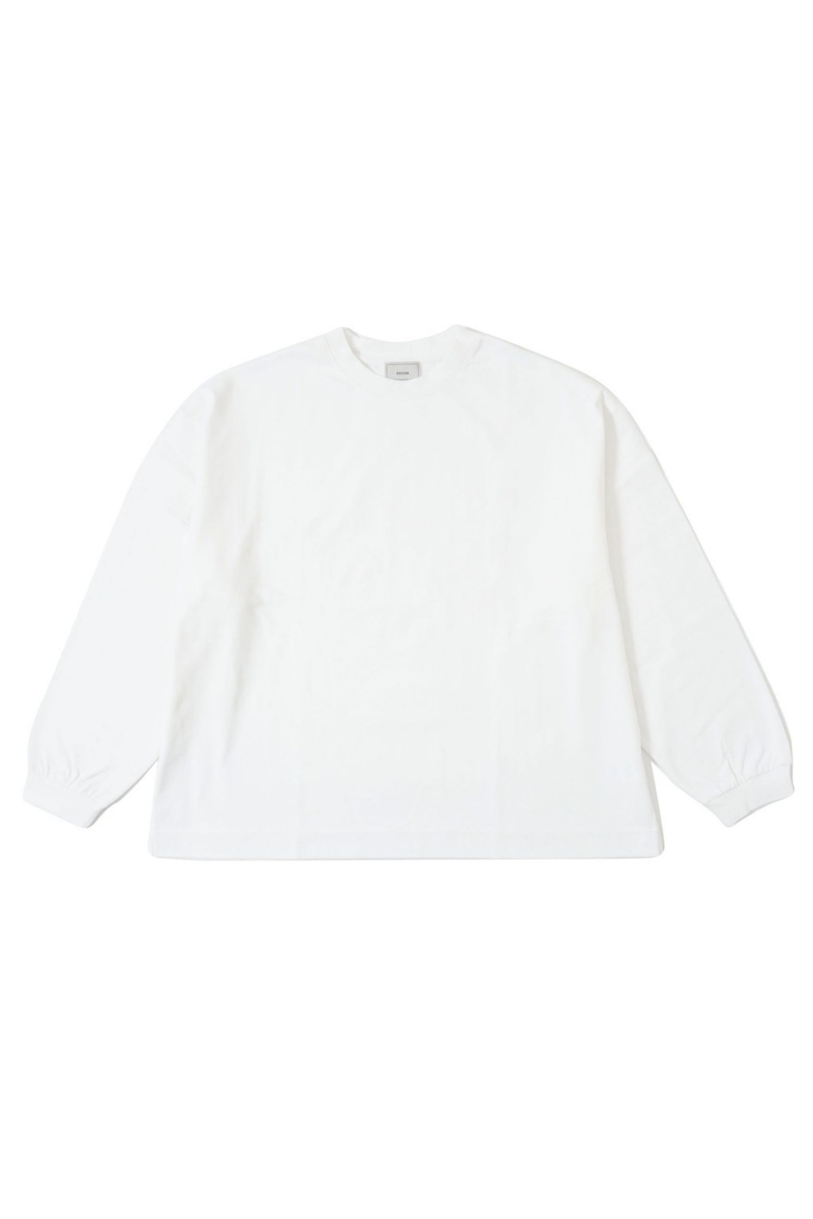 WIDE L/S TEE/WHITE