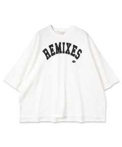 REMIXES BIG TEE/Tシャツ/ホワイト