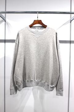HYPER BIG V-GAZETTE LOOP WHEEL SIDE SEAMLESS SWEAT SHIRT/A.GRAY