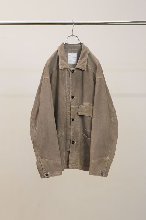C/R DUCK COVERALL JACKET | GREIGE | カバーオール