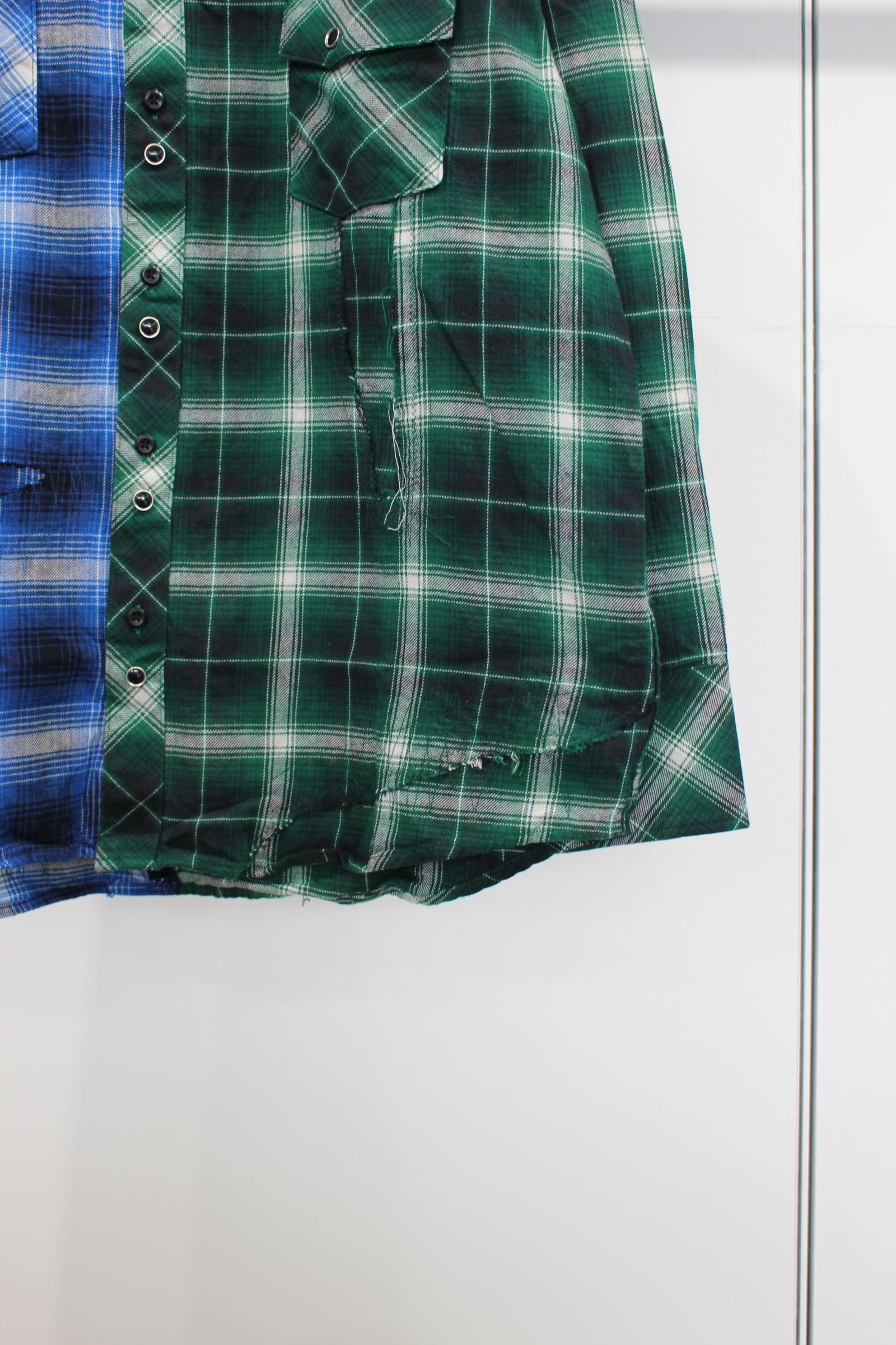 Remake shirt | GRE-BLU | シャツ