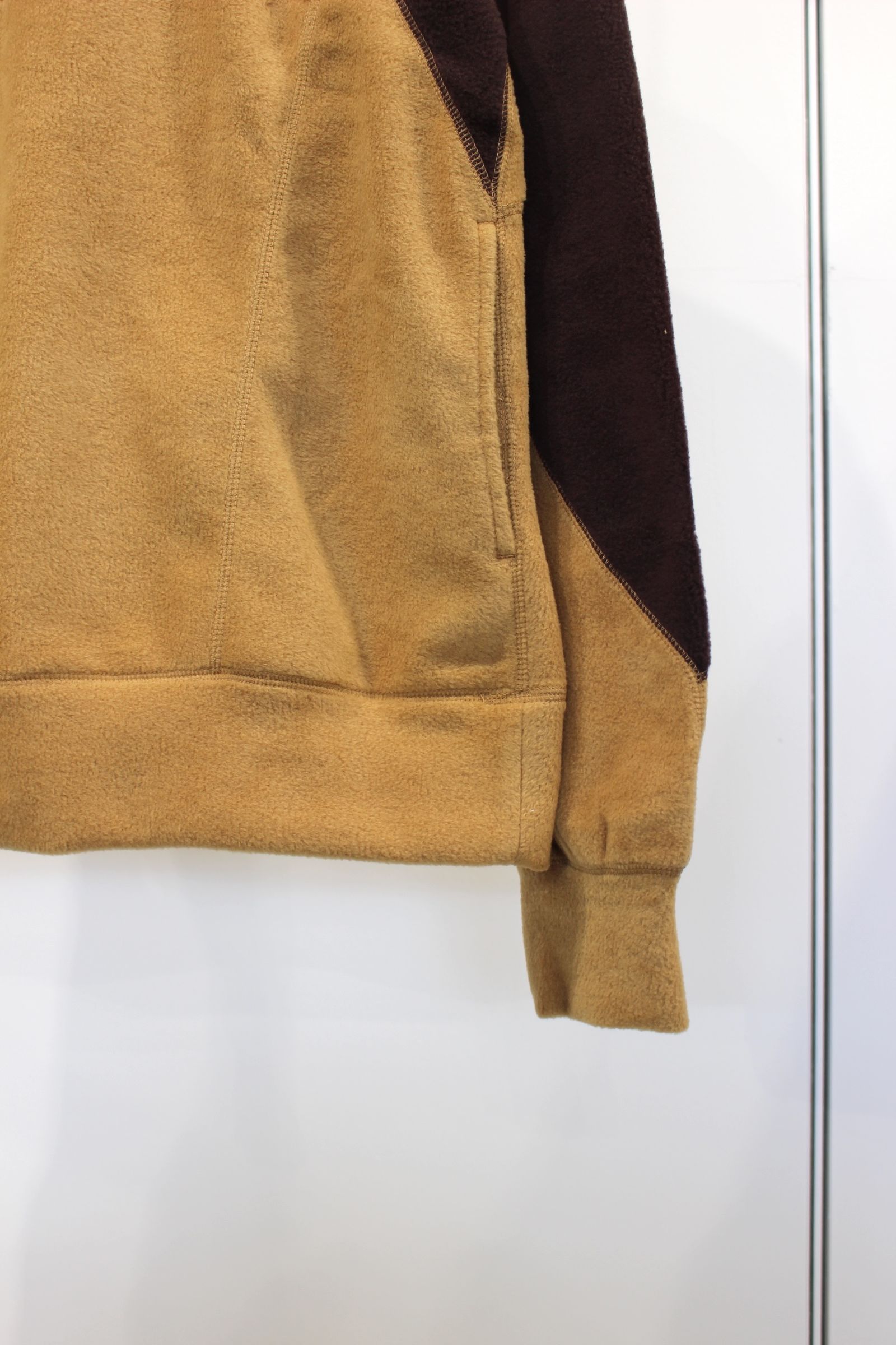 SWITCHING FLEECE HALF ZIP L/S | BEIGE | フリース