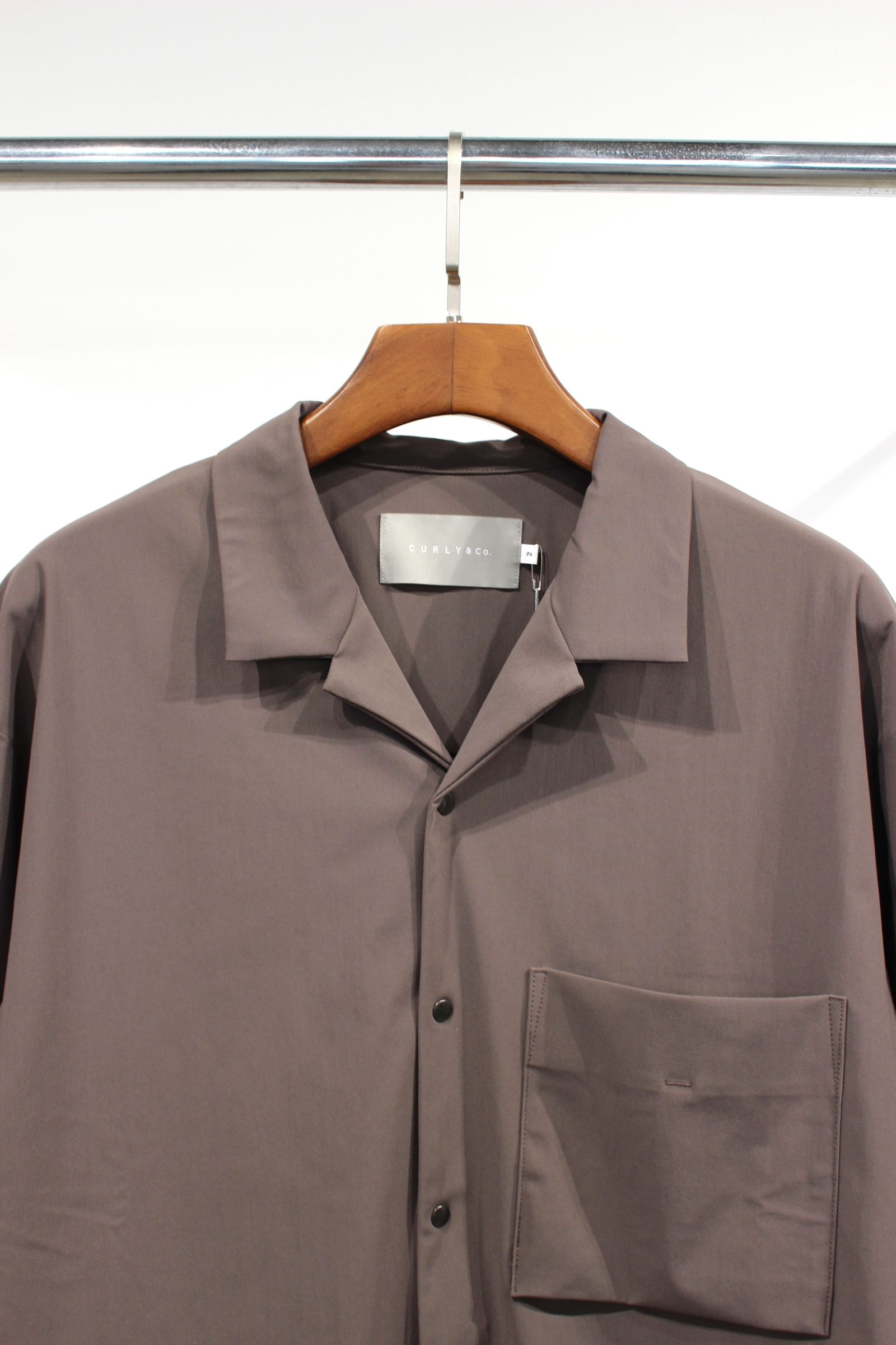 SPLIT RAGLAN SHIRT -solid-/D.TAUPE