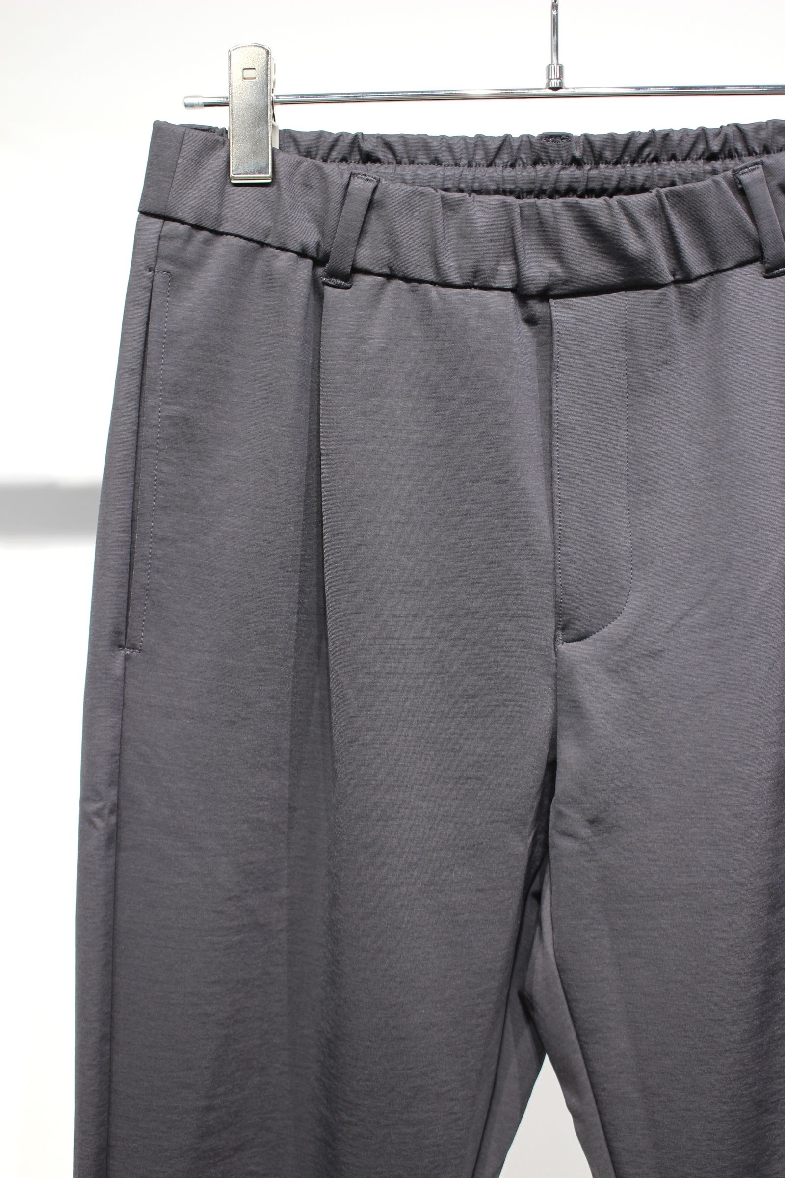 PONTE  RELAX  PANTS | CHACOAL | イージーパンツ