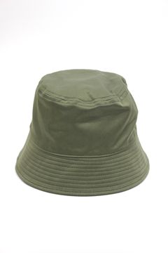 GIZA BACK SATIN BUCKET HAT/OLIVE
