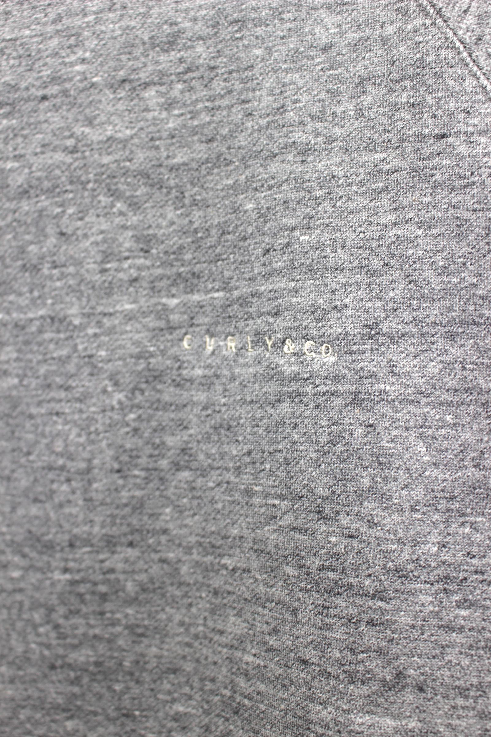 RAFFY HIGH-CREW NECK P/O -brushed- | CHARCOAL | スウェット