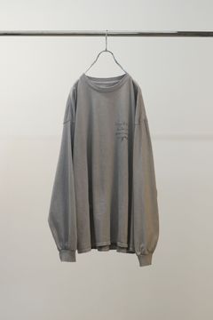MASSAGE L/S T-SHIRT | GRAY | カットソー