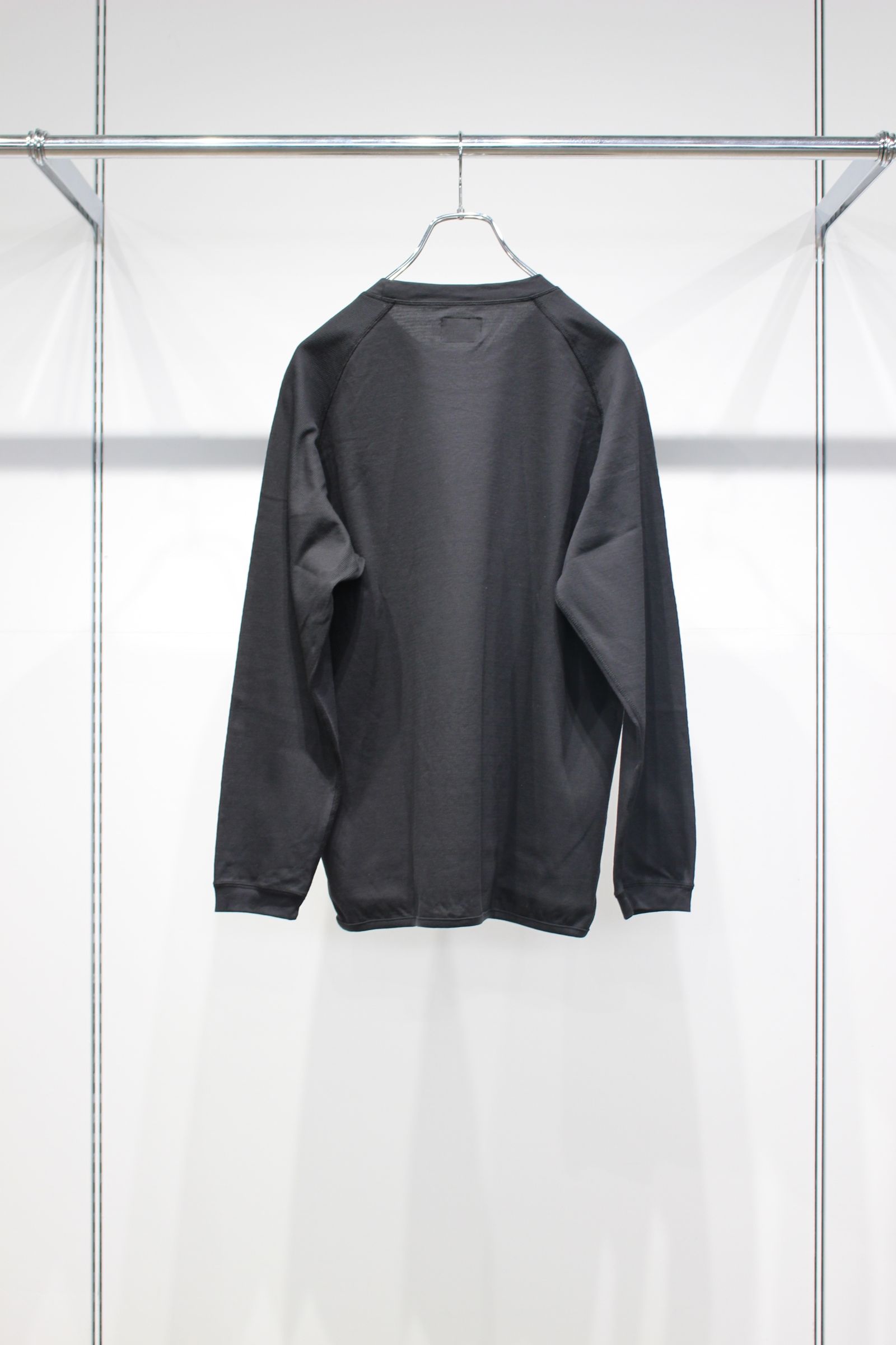 COMPACT HONEY-COMB PULL-OVER | CHARCOAL | カットソー