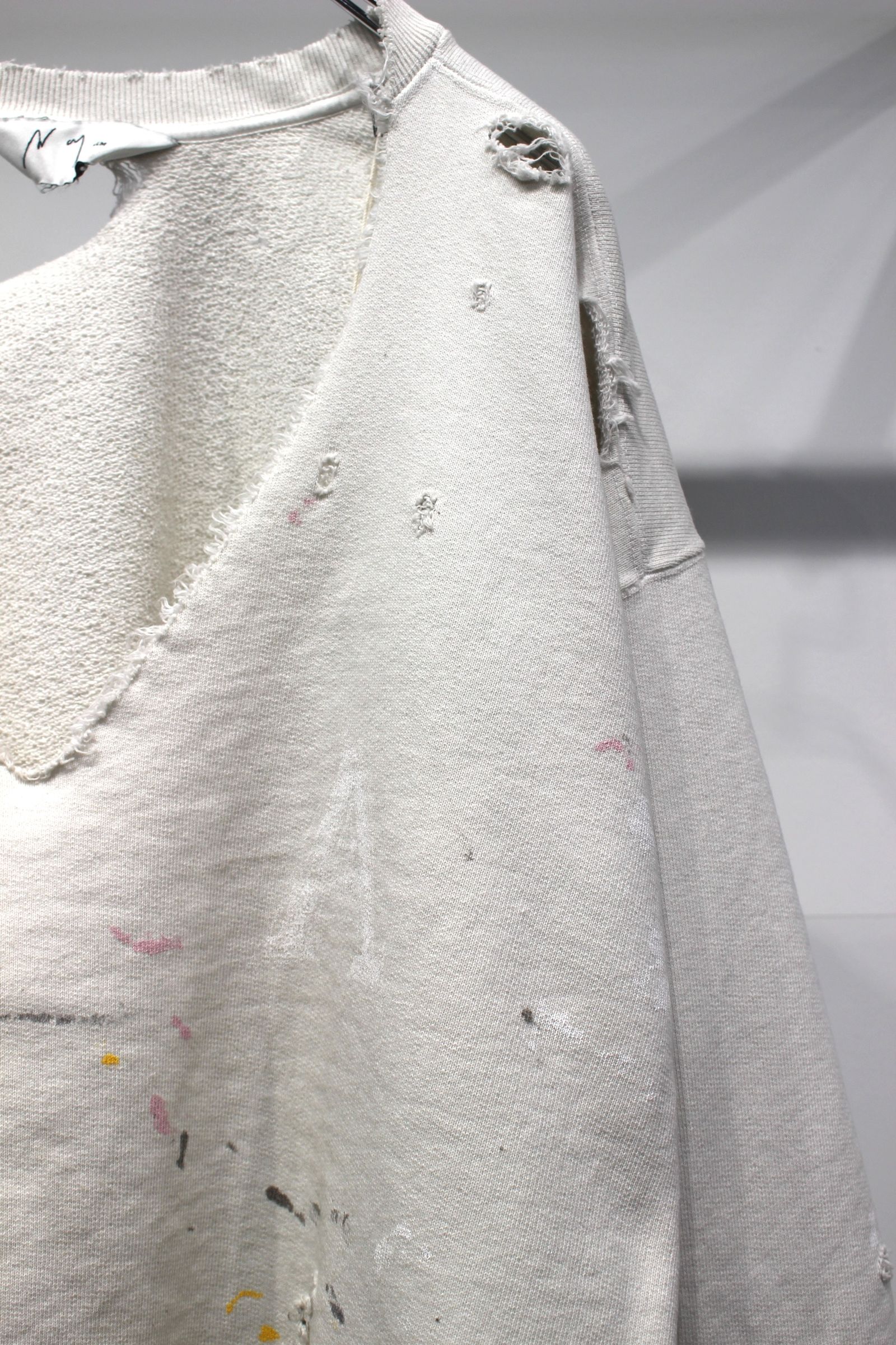 トップス 25ss HARD CRASH SWEAT SHIRT(OFF WHITE) ANCELLM - HARD CRASH SWEAT SHIRT | COELACANTH アンセルム正規