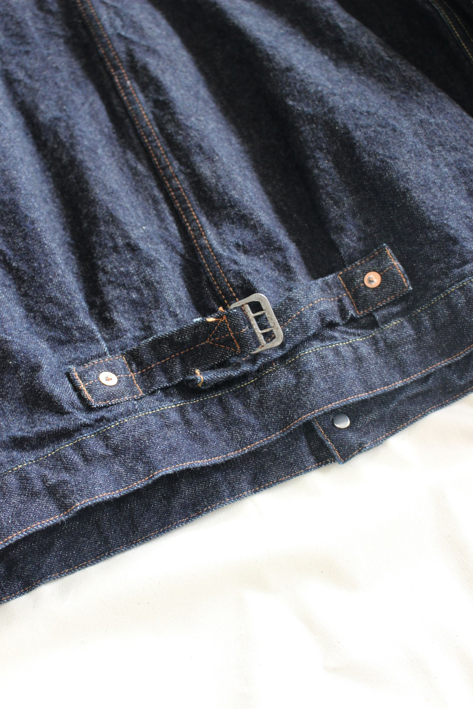 [ラスト1点] "1ST" KIBATA SHUTTLE DENIM JACKET | NAVY | デニムジャケット