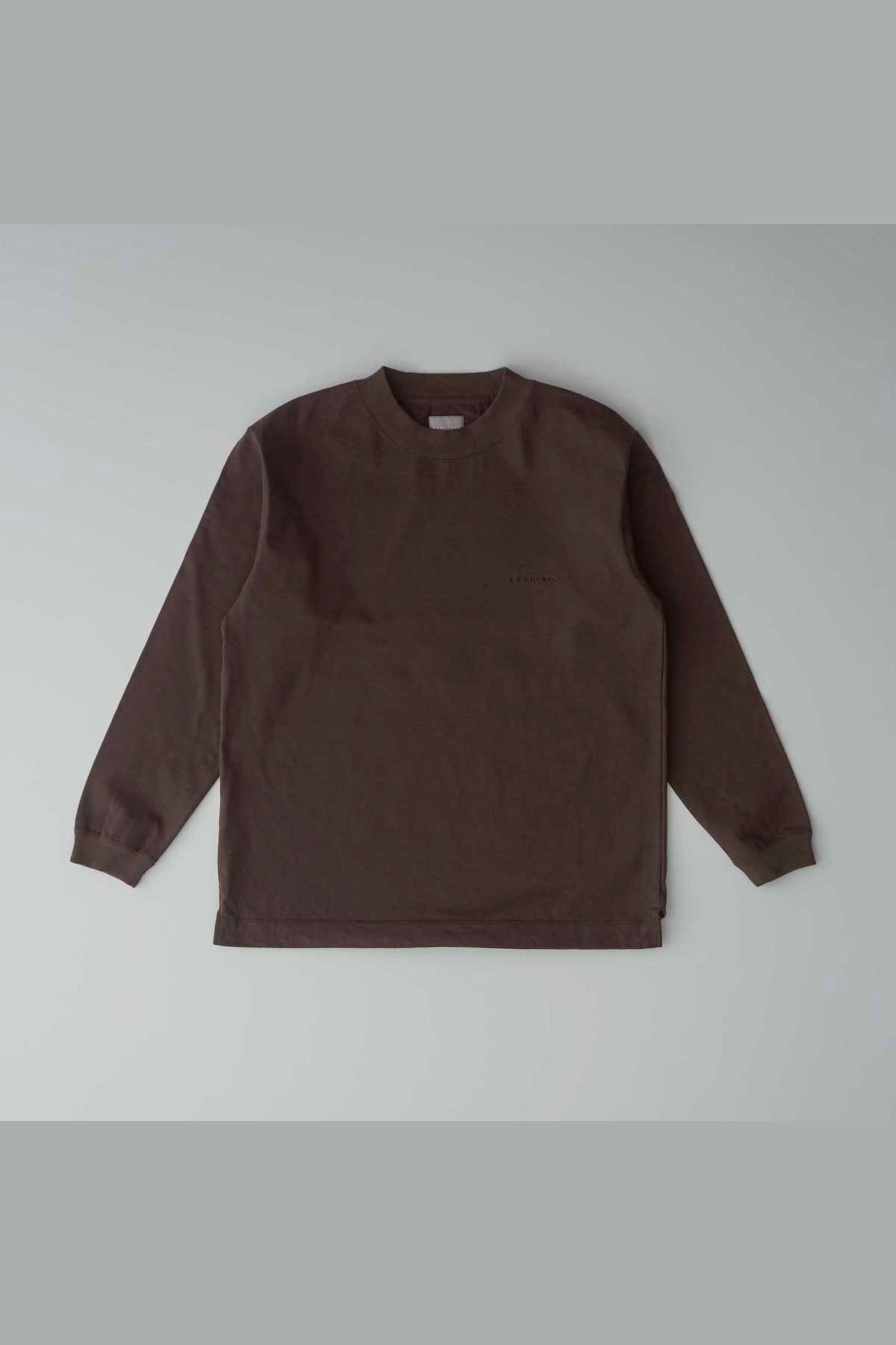 HEAVY PLATING L/S TEE | CHACOAL | カットソー