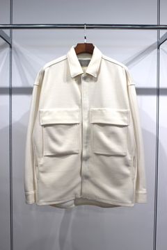 THERMO TWILL CPO SHIRT/WHITE