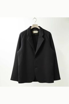AIR DOUBLE-KNIT JACKET | BLACK | テーラードジャケット