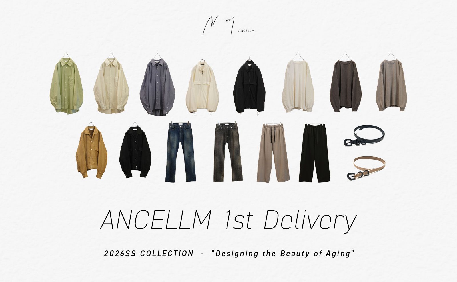 Just arrived 【ANCELLM】 -26SS COLLECTION- @ancellm_official