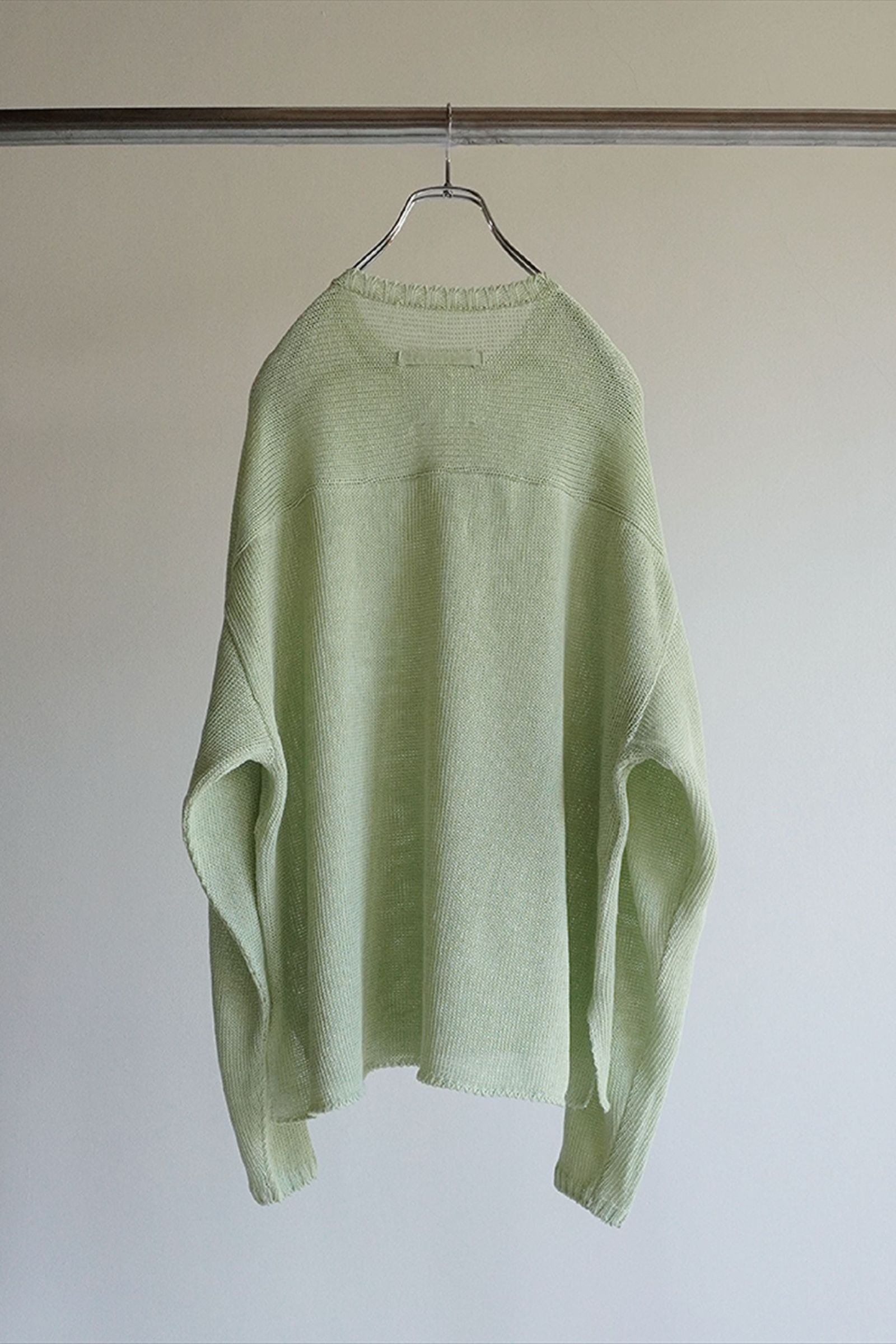 FOOTBALL LINEN KNIT | MINT | ニット