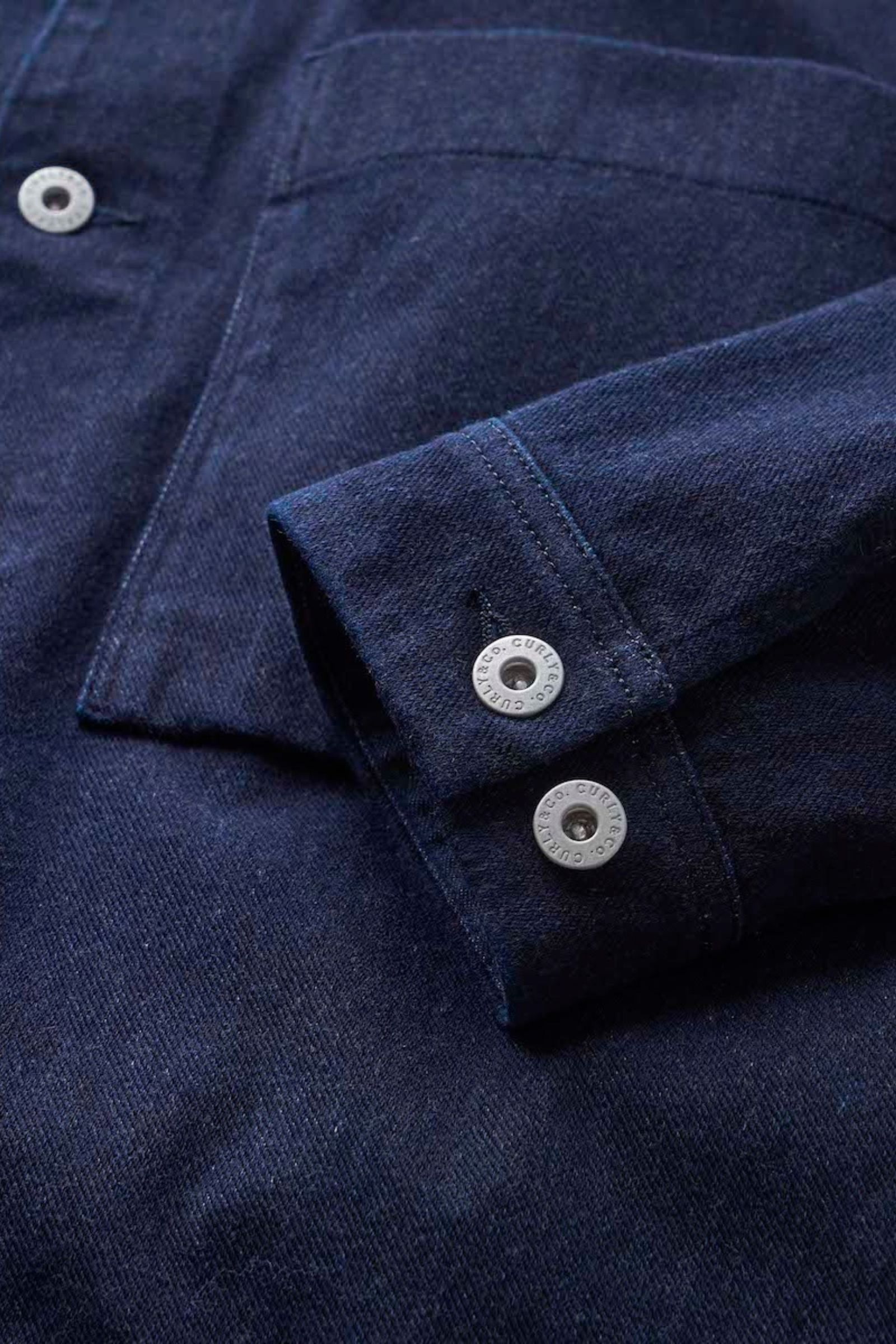 INDIGO TRUCKER JACKET -ONE WASHED-/WASHED INDIGO