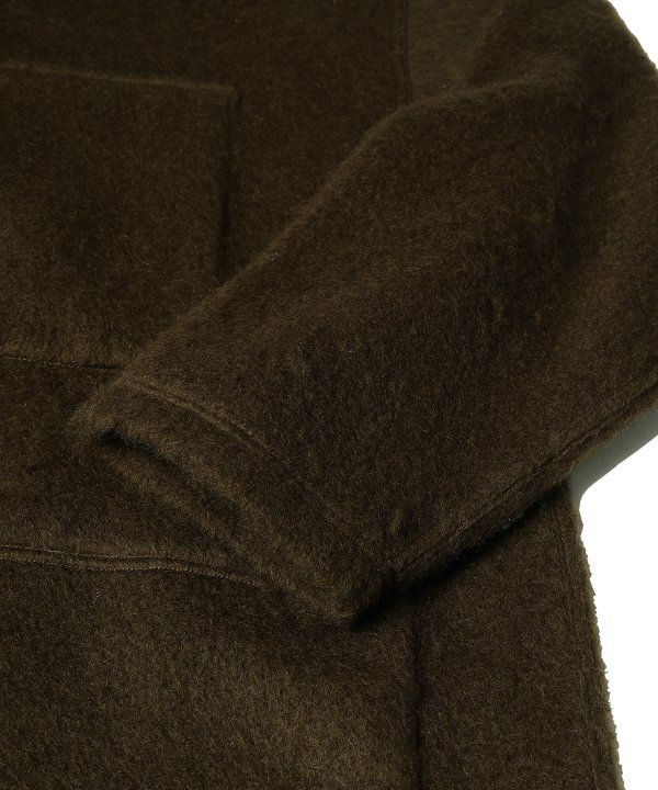 MOHAIR SHIRT JACKET/シャツジャケット/カーキ