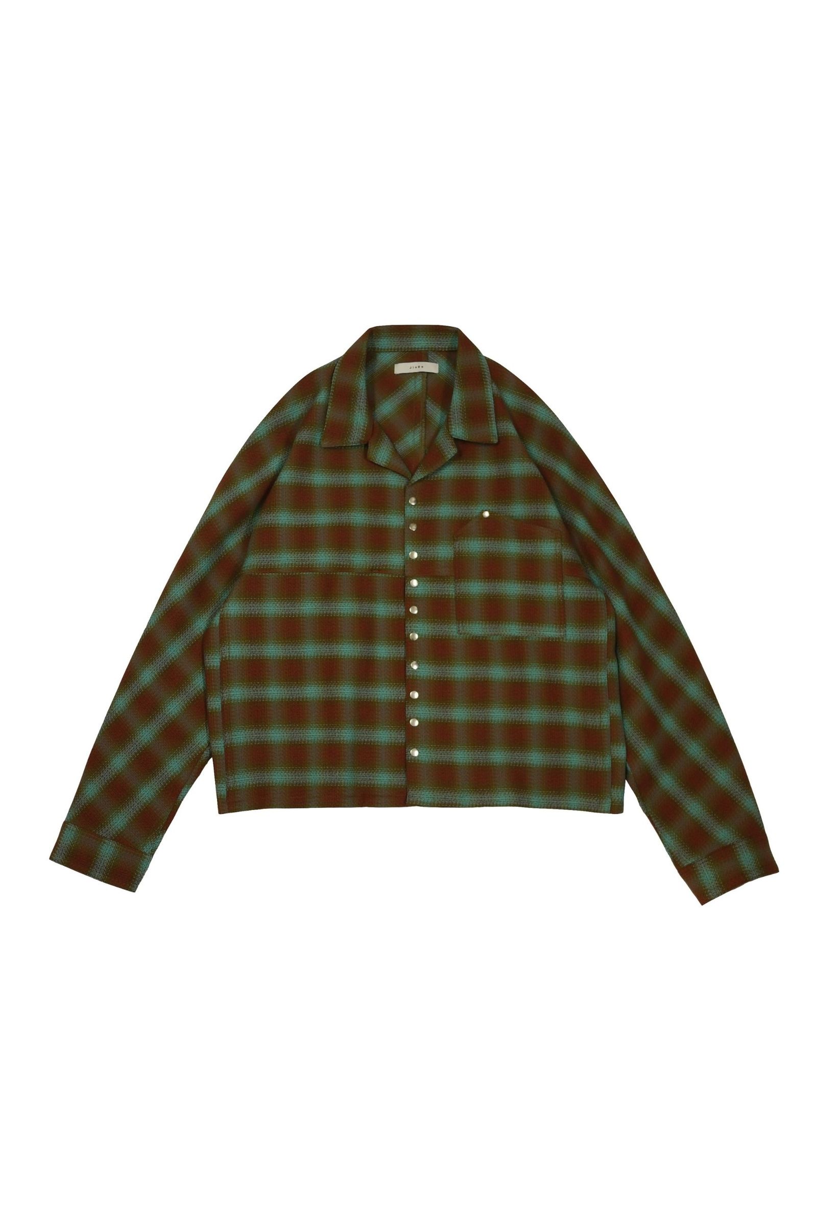 OMBRE SNAP BUTTON SHIRT/OMBRE