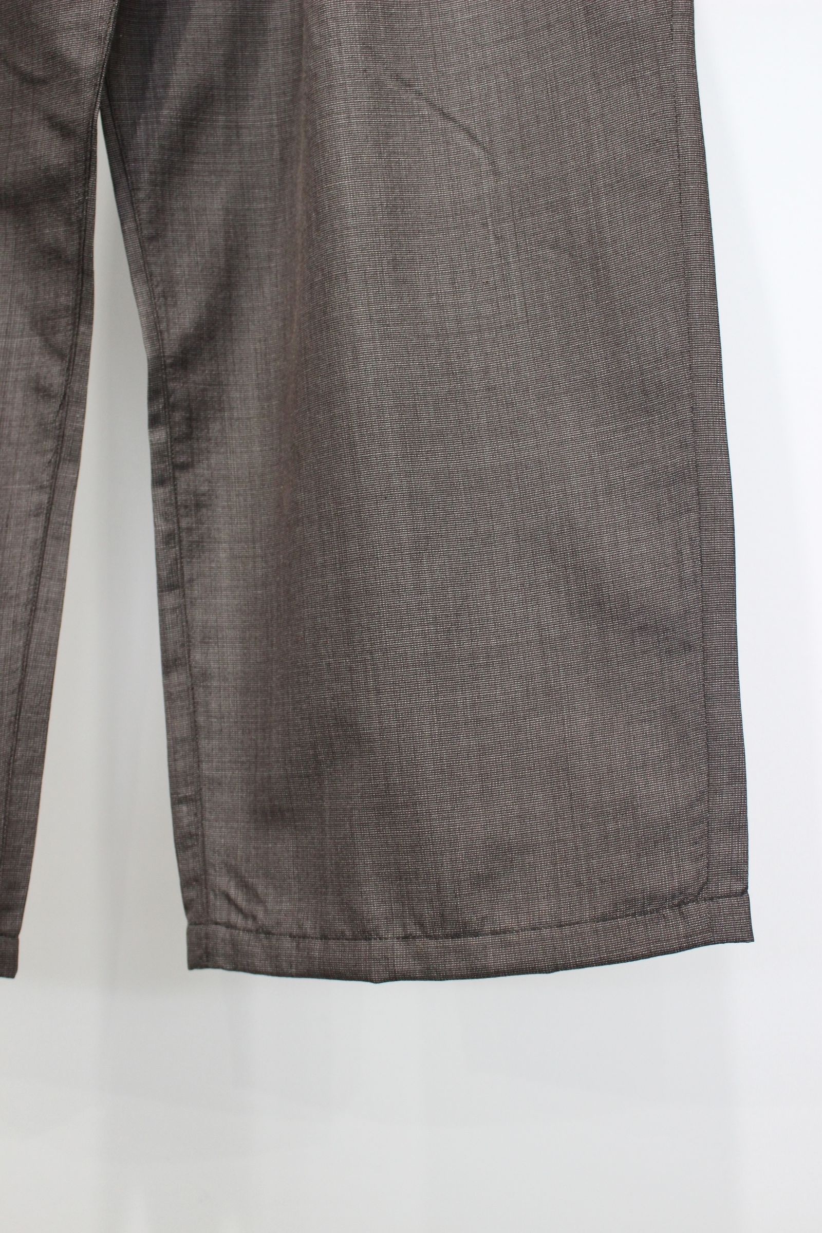 LAYERED TAILORED JACKET | HAKEME WIDE SLACKS | BROWN | セットアップ