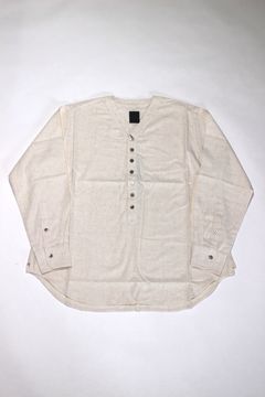 RAYON LINEN PULLOVER SH/プルオーバーシャツ