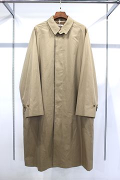 HYPER BIG GIZA GABERDINE SINGLE RAGLAN COAT/BEIGE