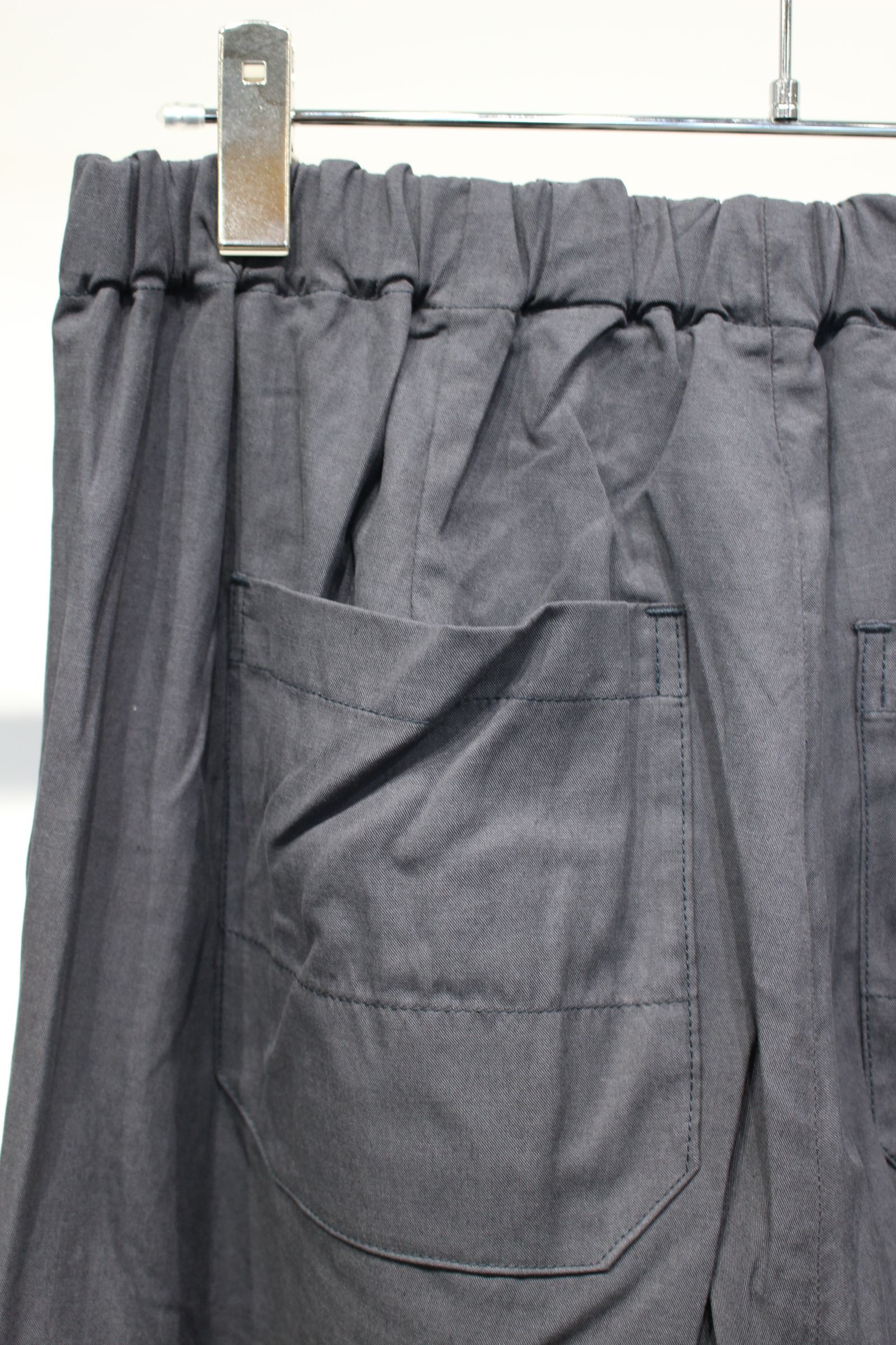 L/C TUCK EASY PANTS | NAVY | イージーパンツ