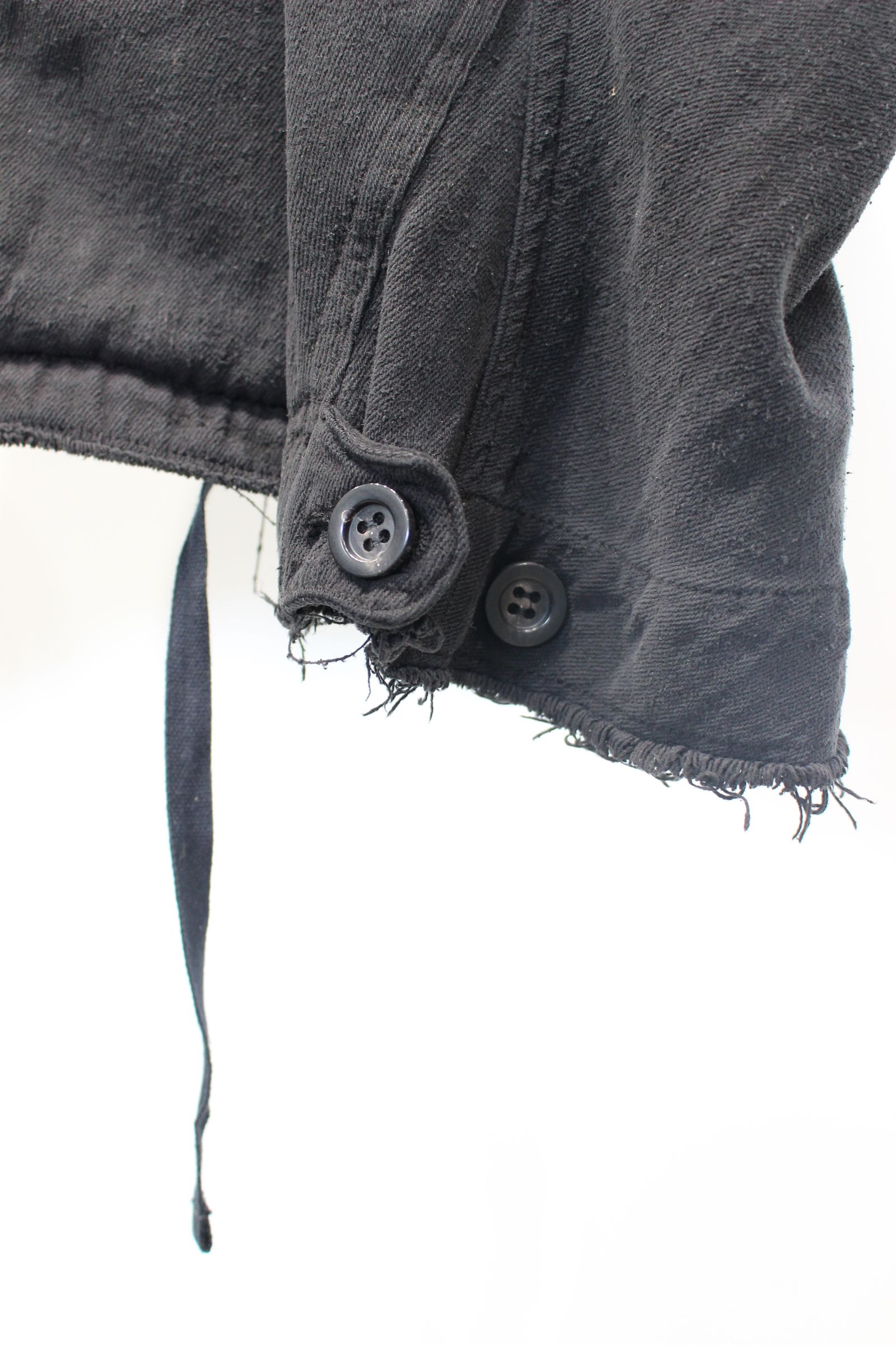[ラスト1点] SILK SUEDE FIELD JACKET | BLACK | フィールドジャケット