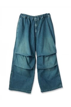 [ラスト1点] PARACHUTE DENIM PANTS | INDIGO | デニム