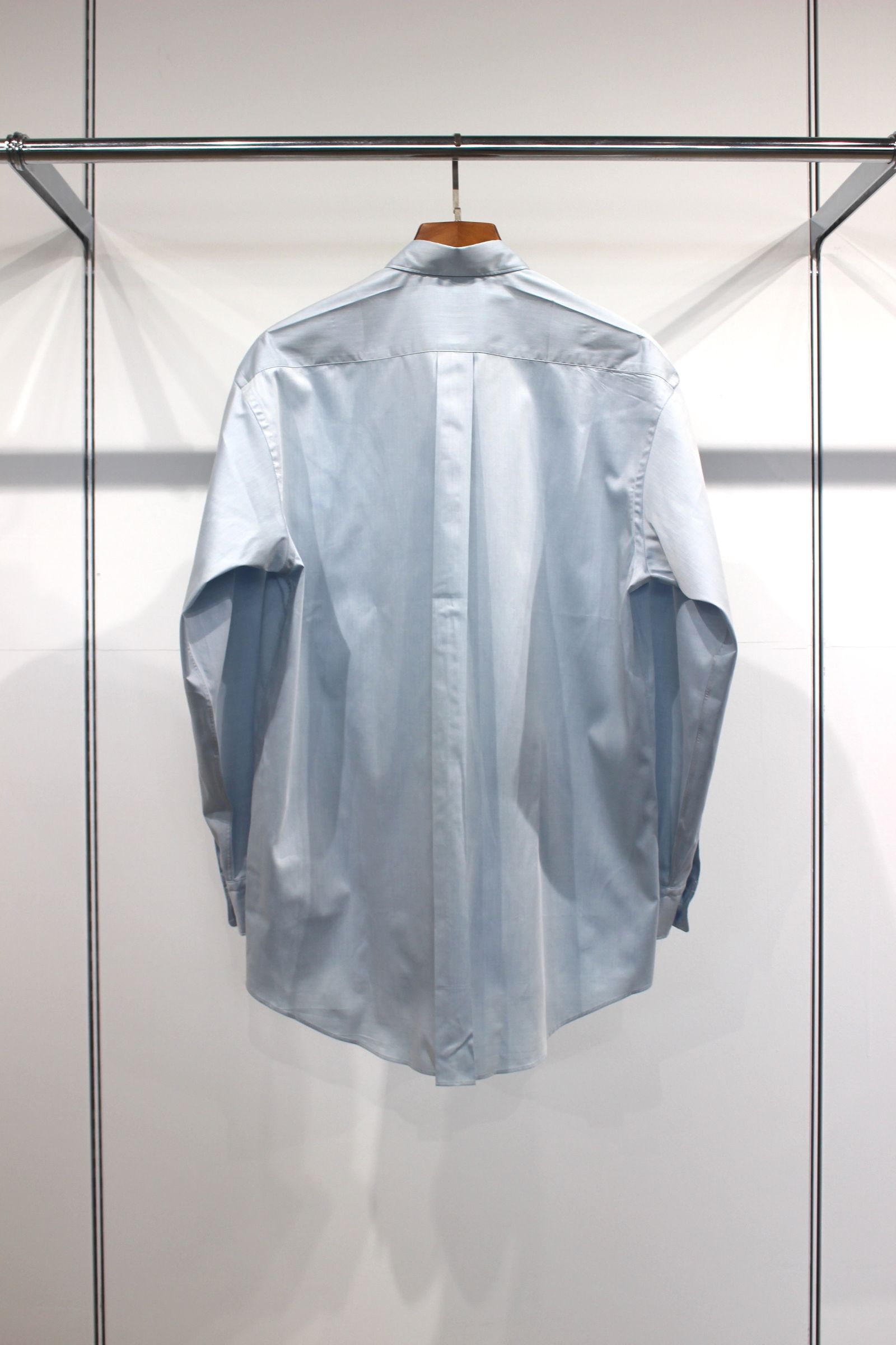 200/2 SUPIMA TWILL REGULAR COLLAR SHIRT/L.BLUE