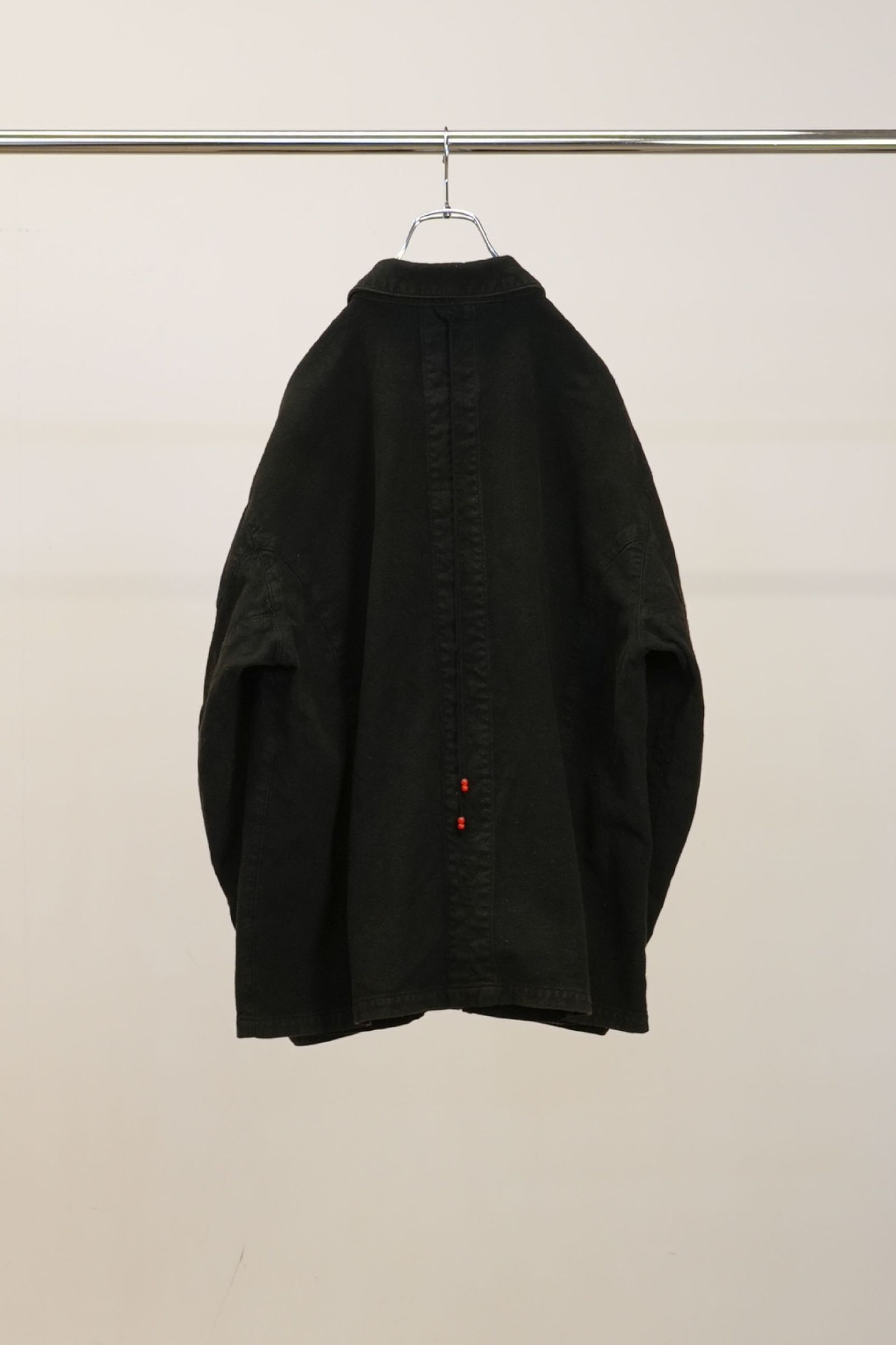 [ラスト1点] C/R DUCK COVERALL JACKET | BLACK | カバーオール