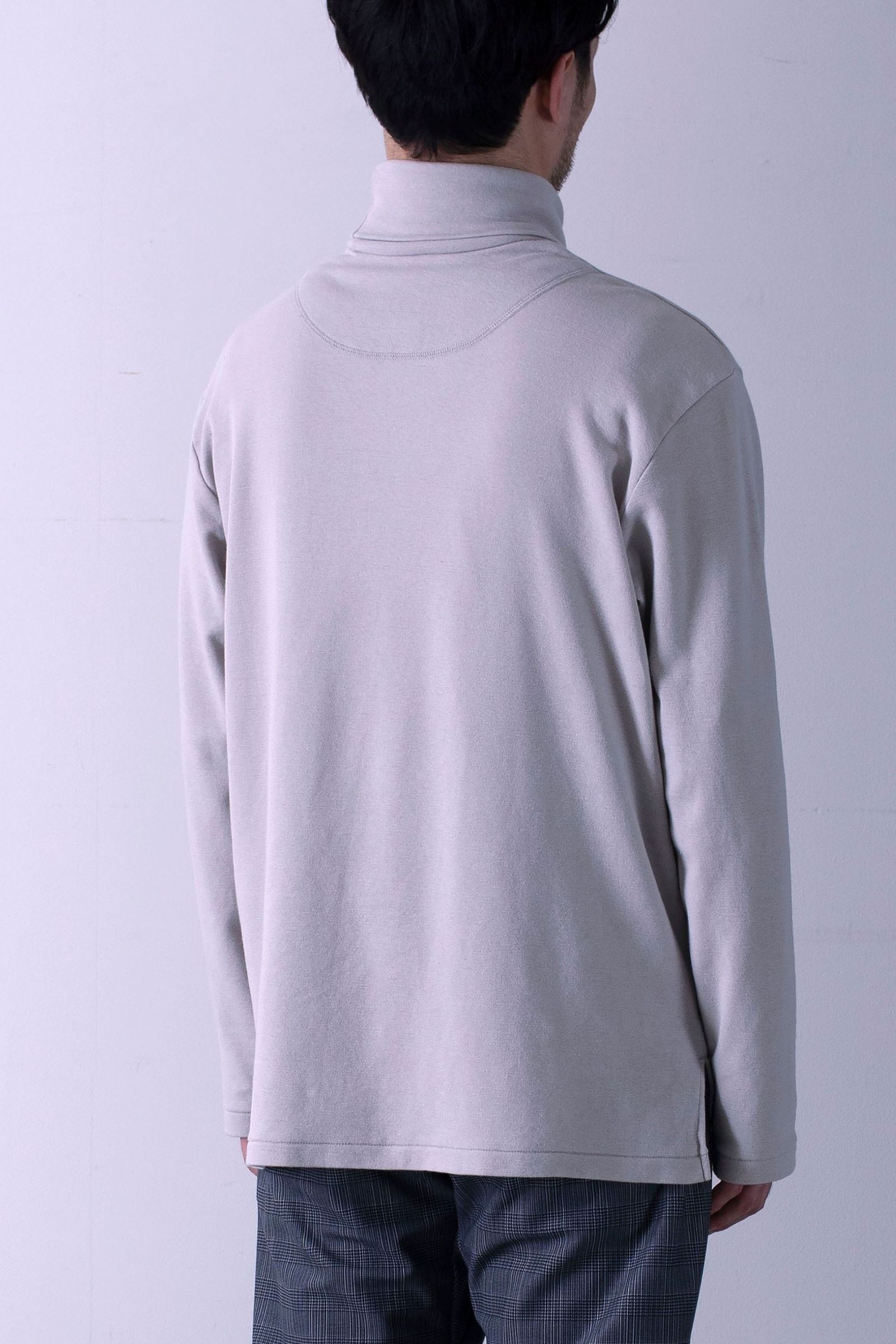 CRUNCH CASHMERE L/S TTL TEE/タートルネックカットソー