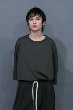 GIZANDY JERSEY OVERSIZE T-SHIRT | OLIVE | カットソー