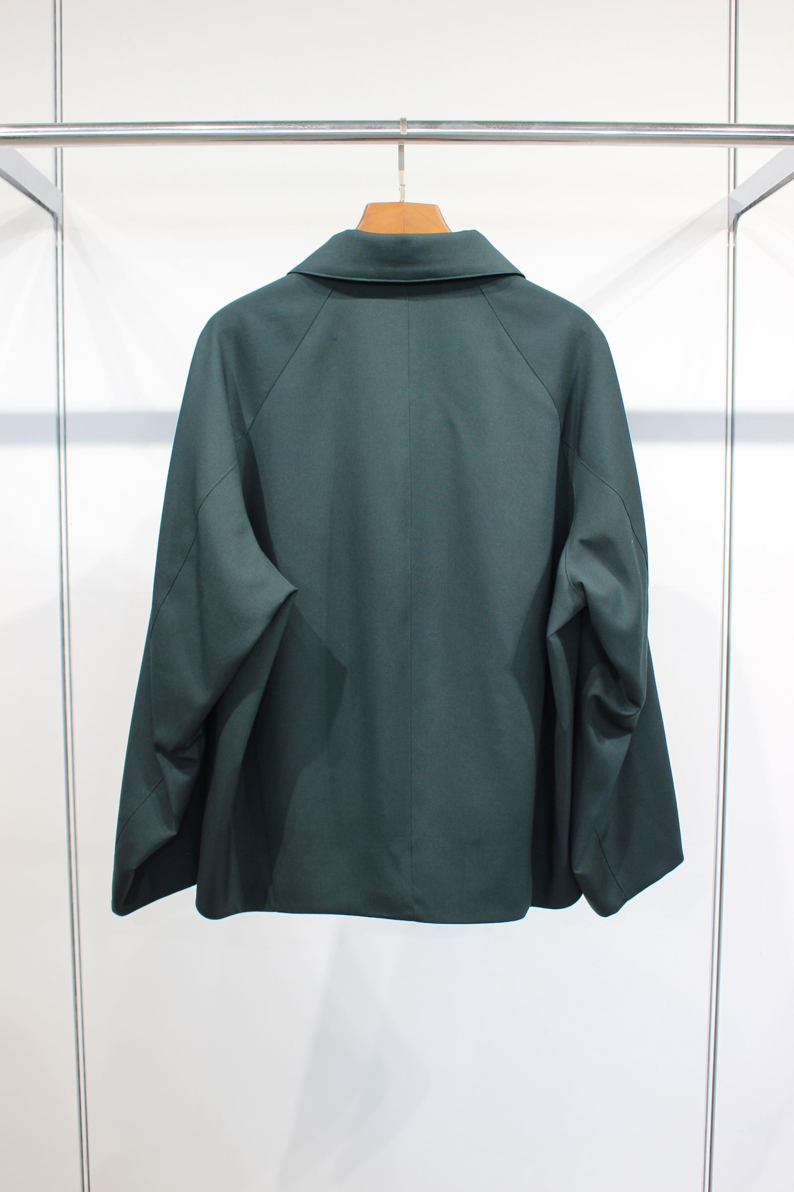 my beautiful landlet - HARUTO PROCESSED WOOL ZIP BLOUSON