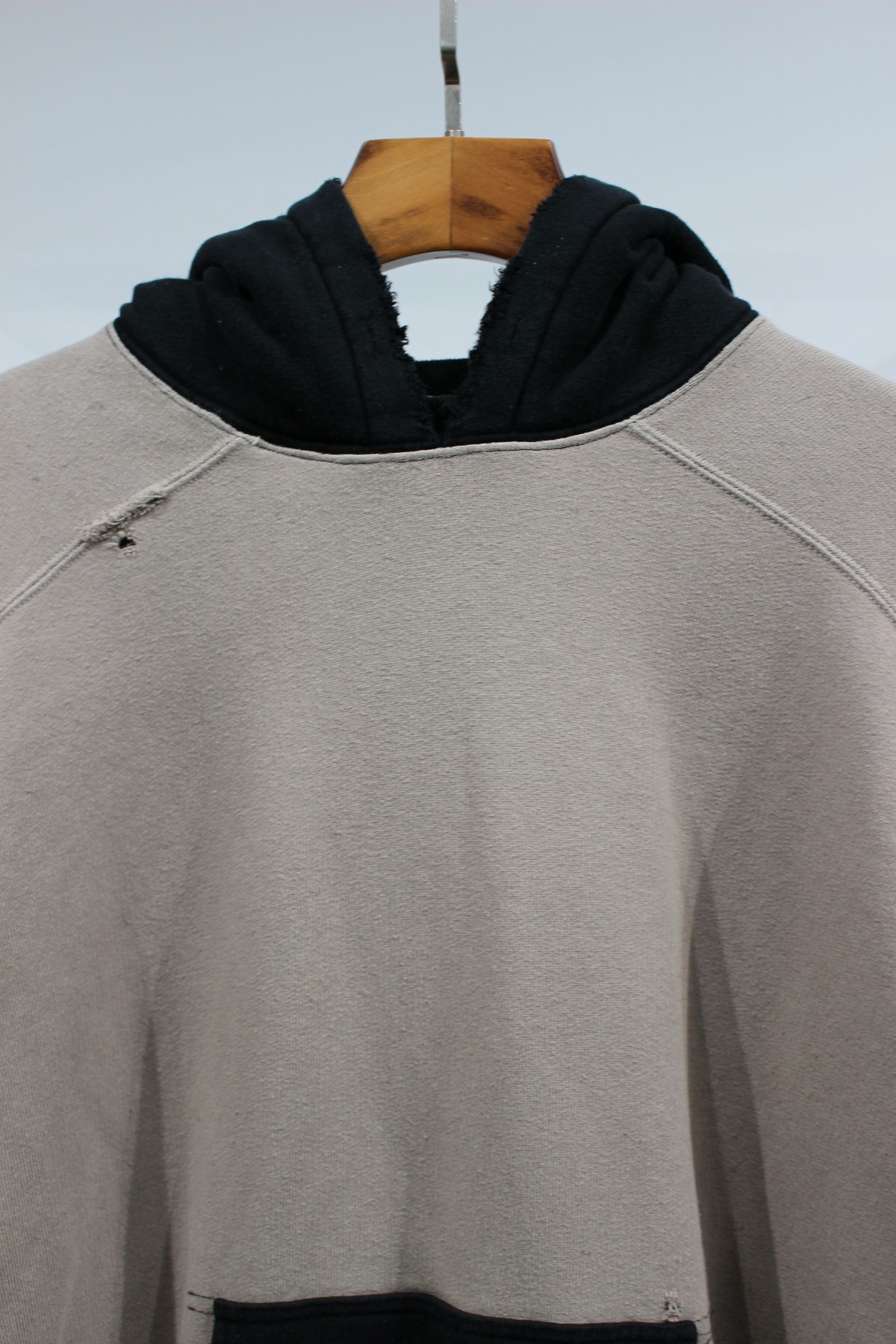 ANCELLM - 2TONE AGING HOODIE/DUSKY PURPLE-BLACK | NapsNote