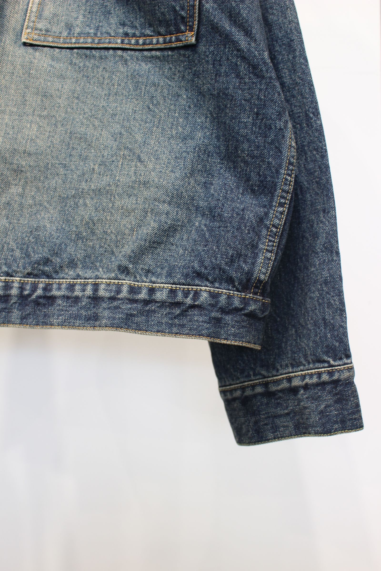 CLASSIC HEAVY KIBATA SHUTTLE HYPER BIG WWII "1ST" DENIM JACKET | C.NAVY | デニムジャケット
