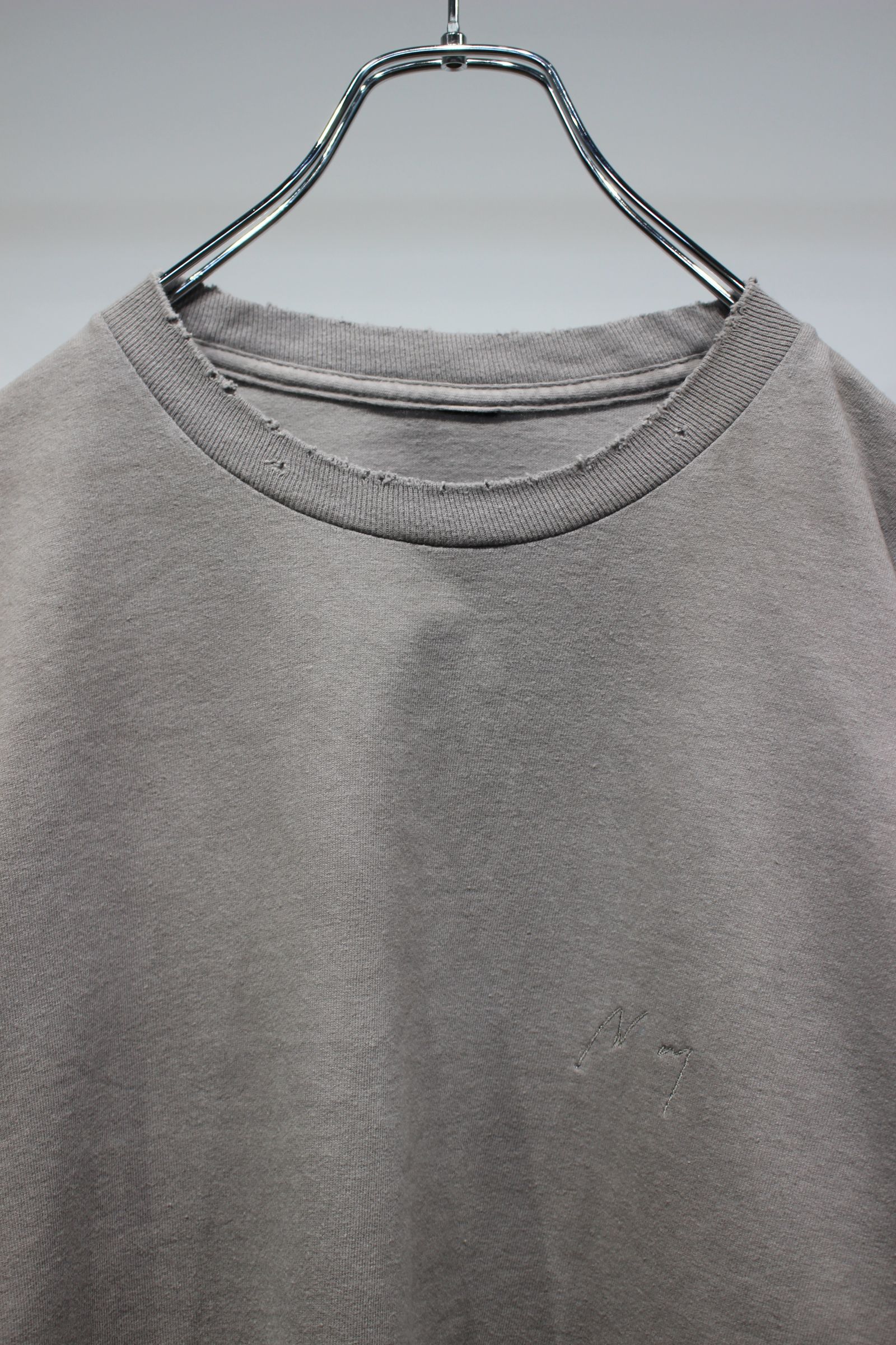 EMBROIDERY DYED LS | GRAY | カットソー