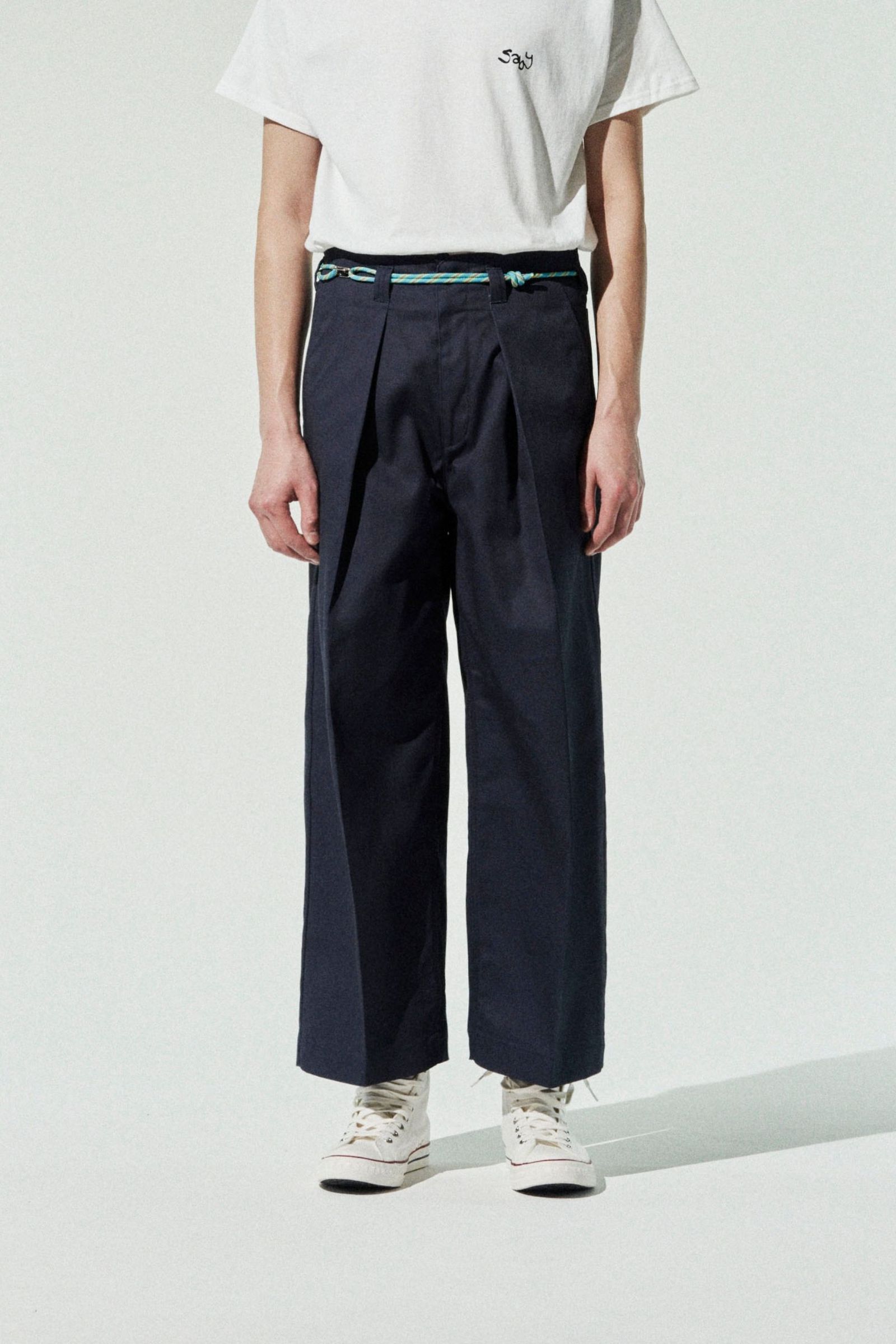 木更津 アウトレット saby◇TUCK BAGGY PANTS/21SS/21S-031813/ボトム