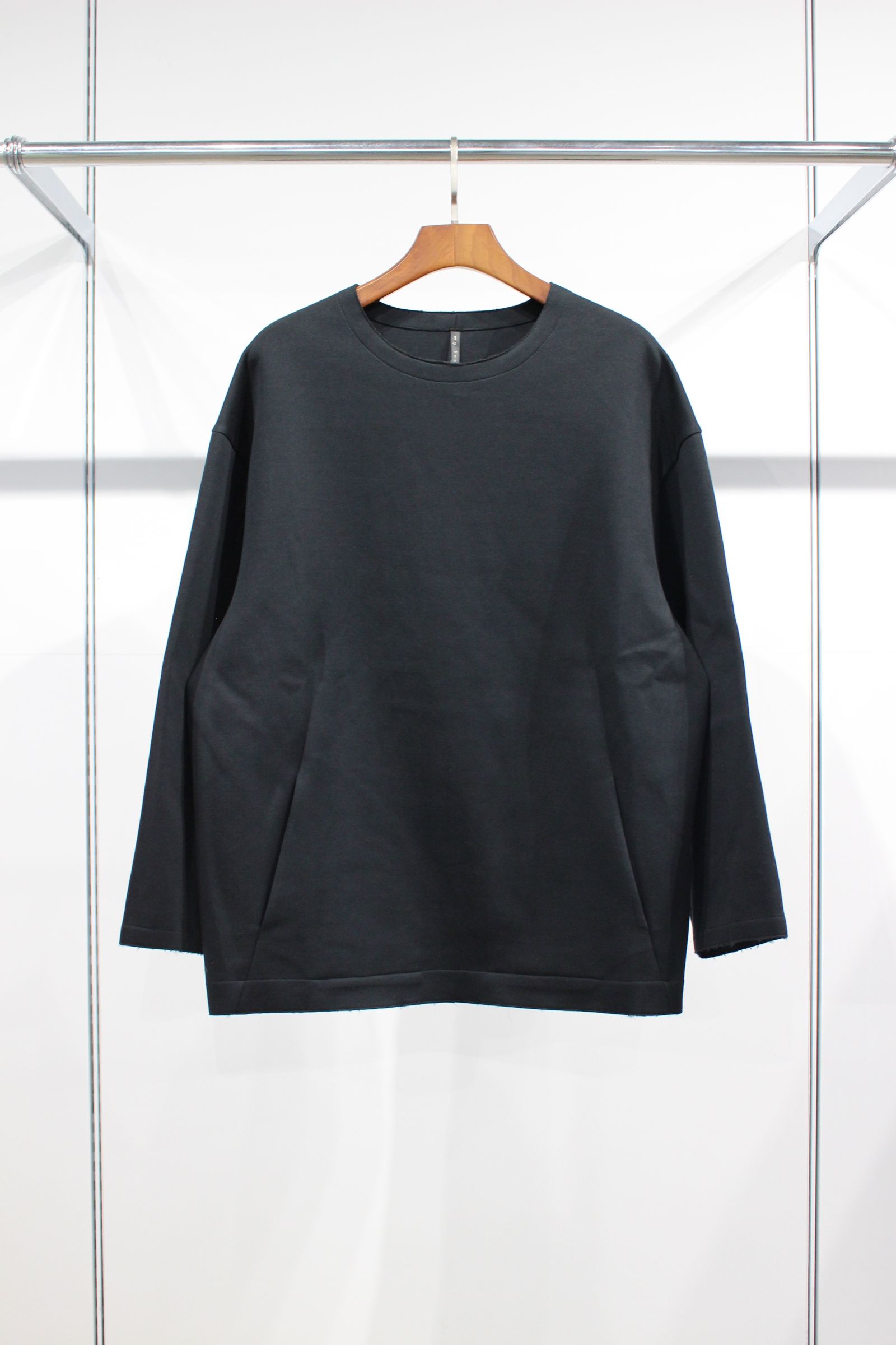 my beautiful landlet - [ラスト1点] DOUBLE KNIT CREW NECK