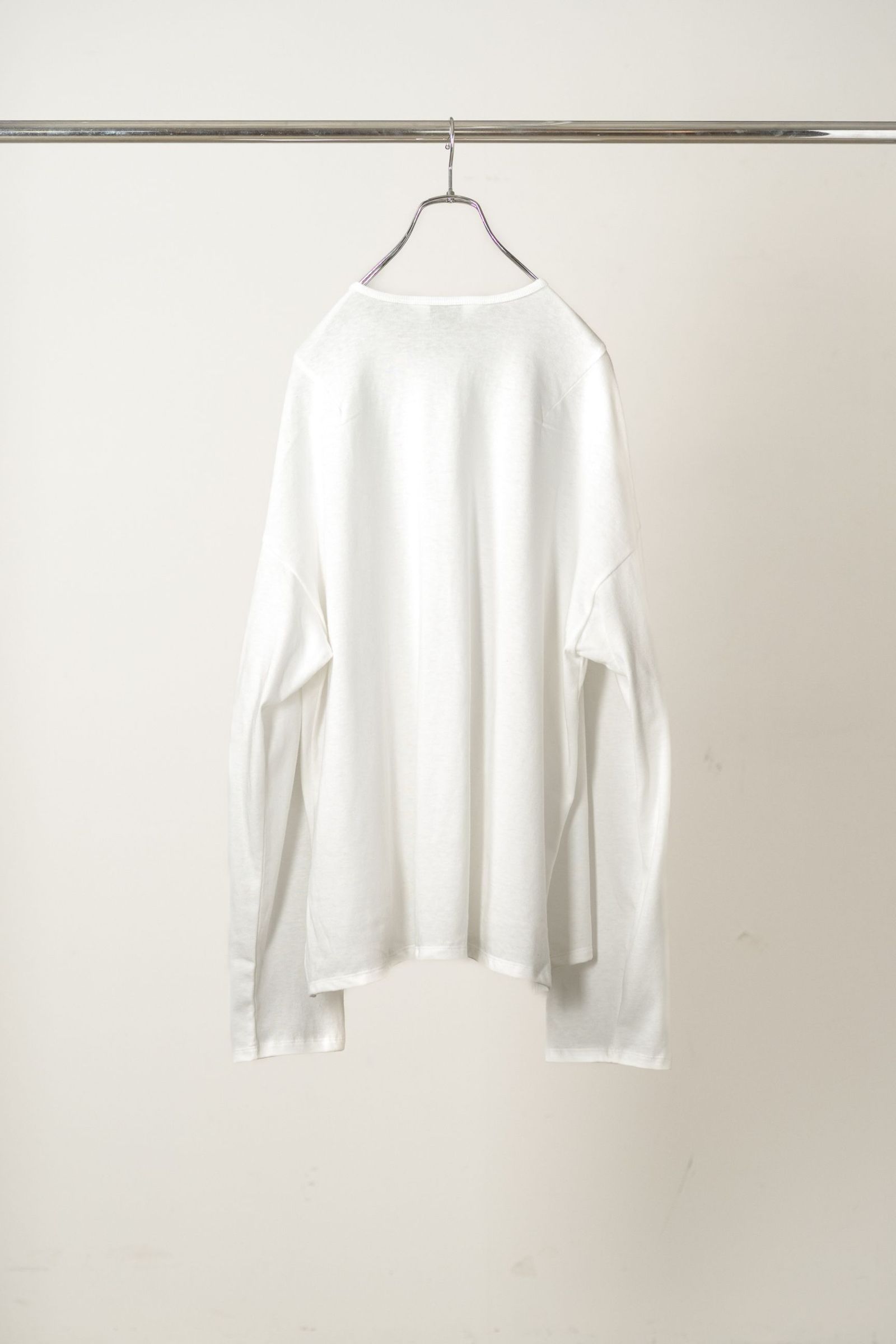 C/R LS T-SHIRT | WHITE | カットソー